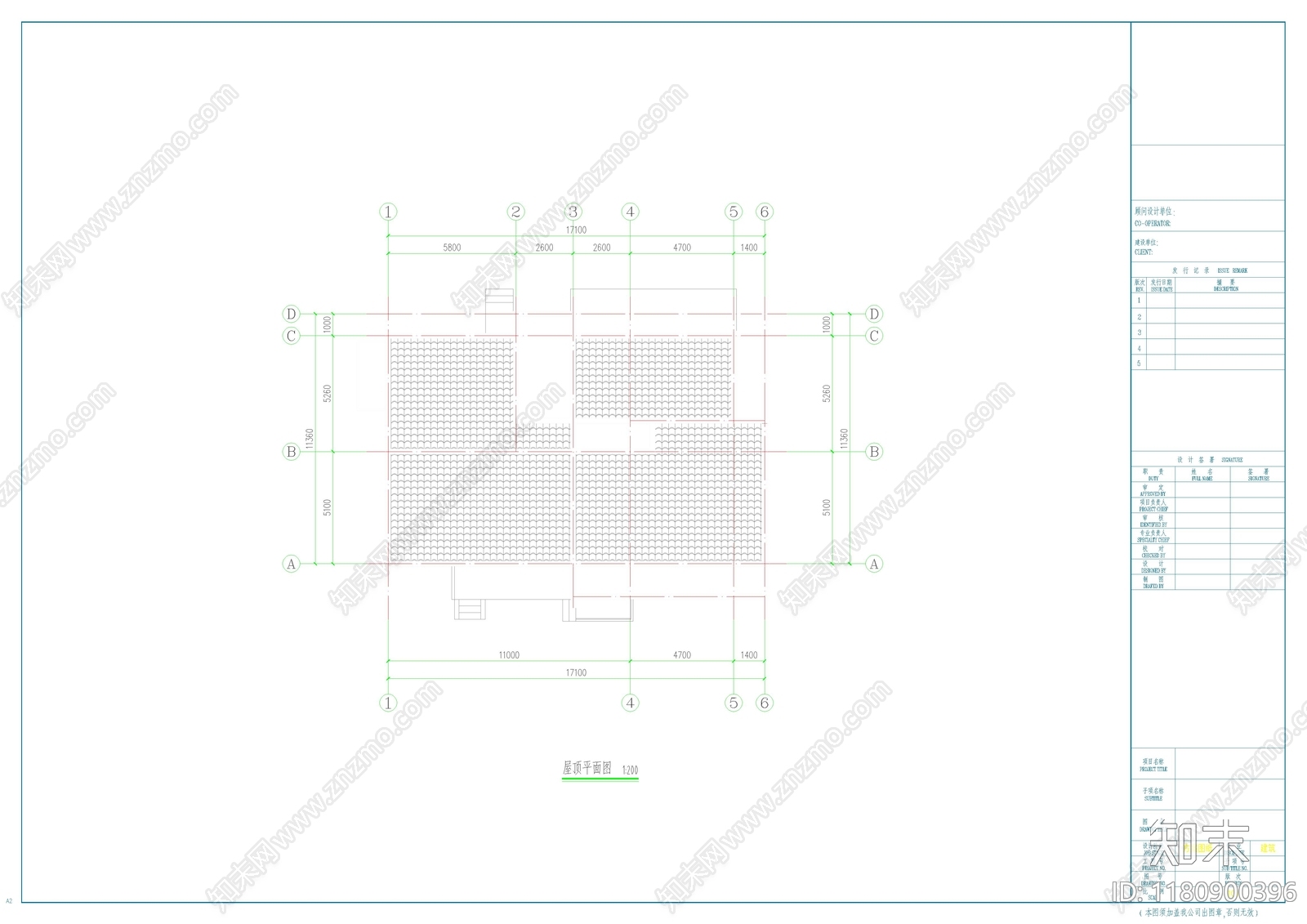 现代别墅建筑cad施工图下载【ID:1180900396】