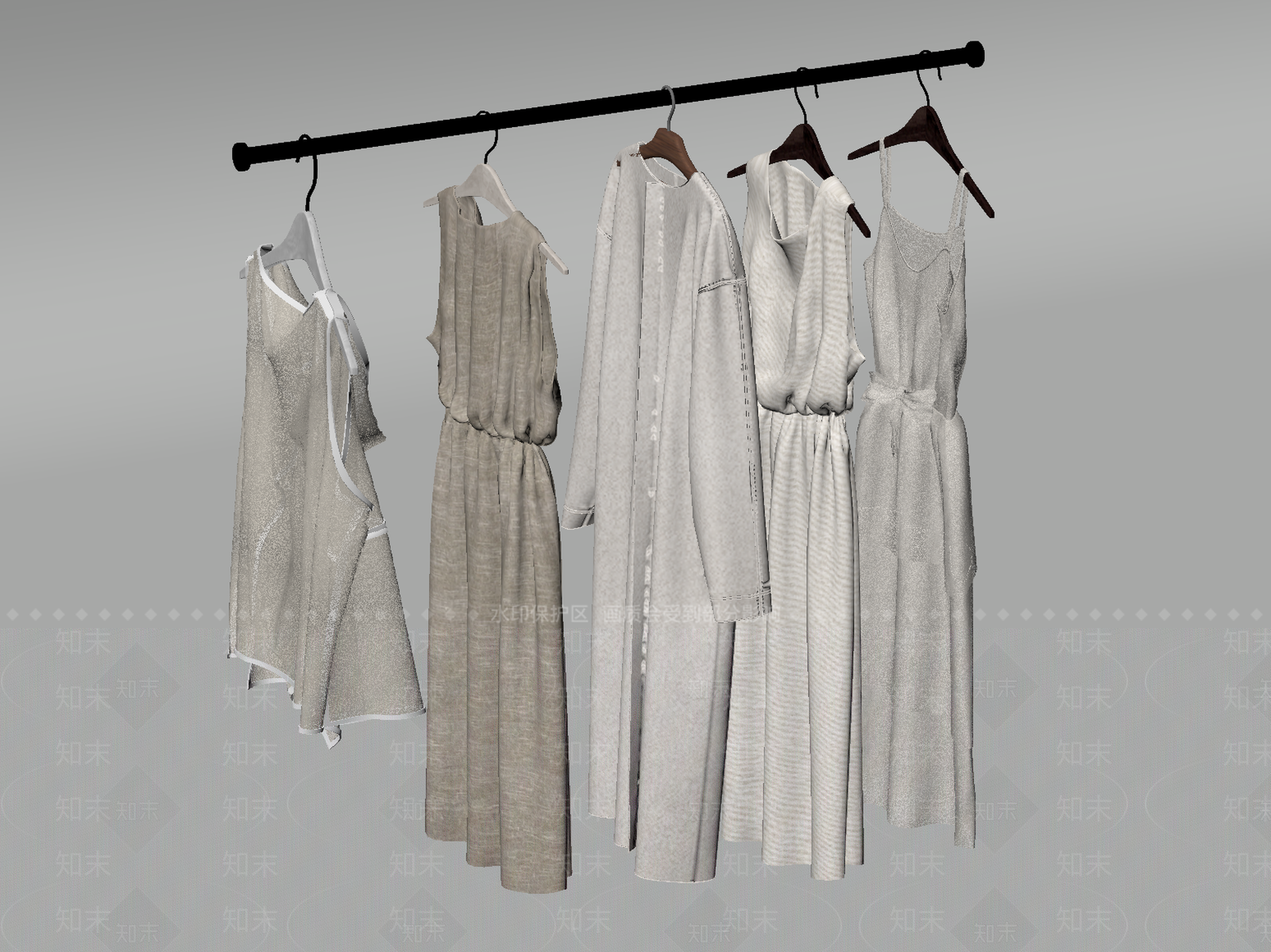 衣服SU模型下载【ID:1180901135】