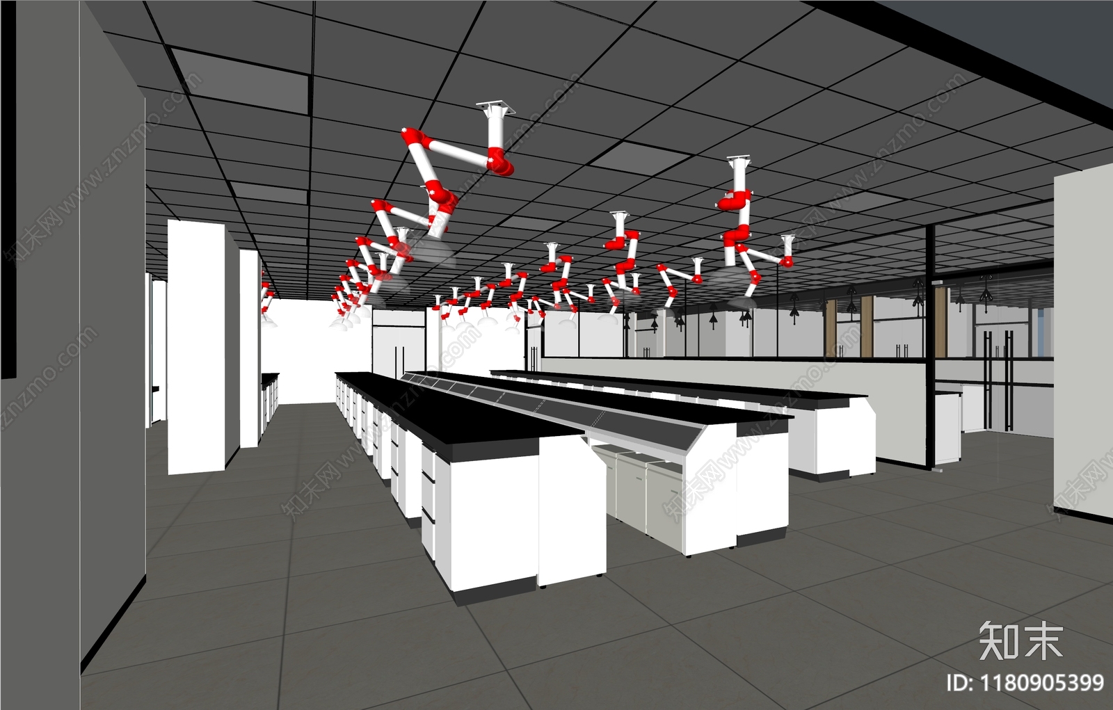 现代实验室SU模型下载【ID:1180905399】