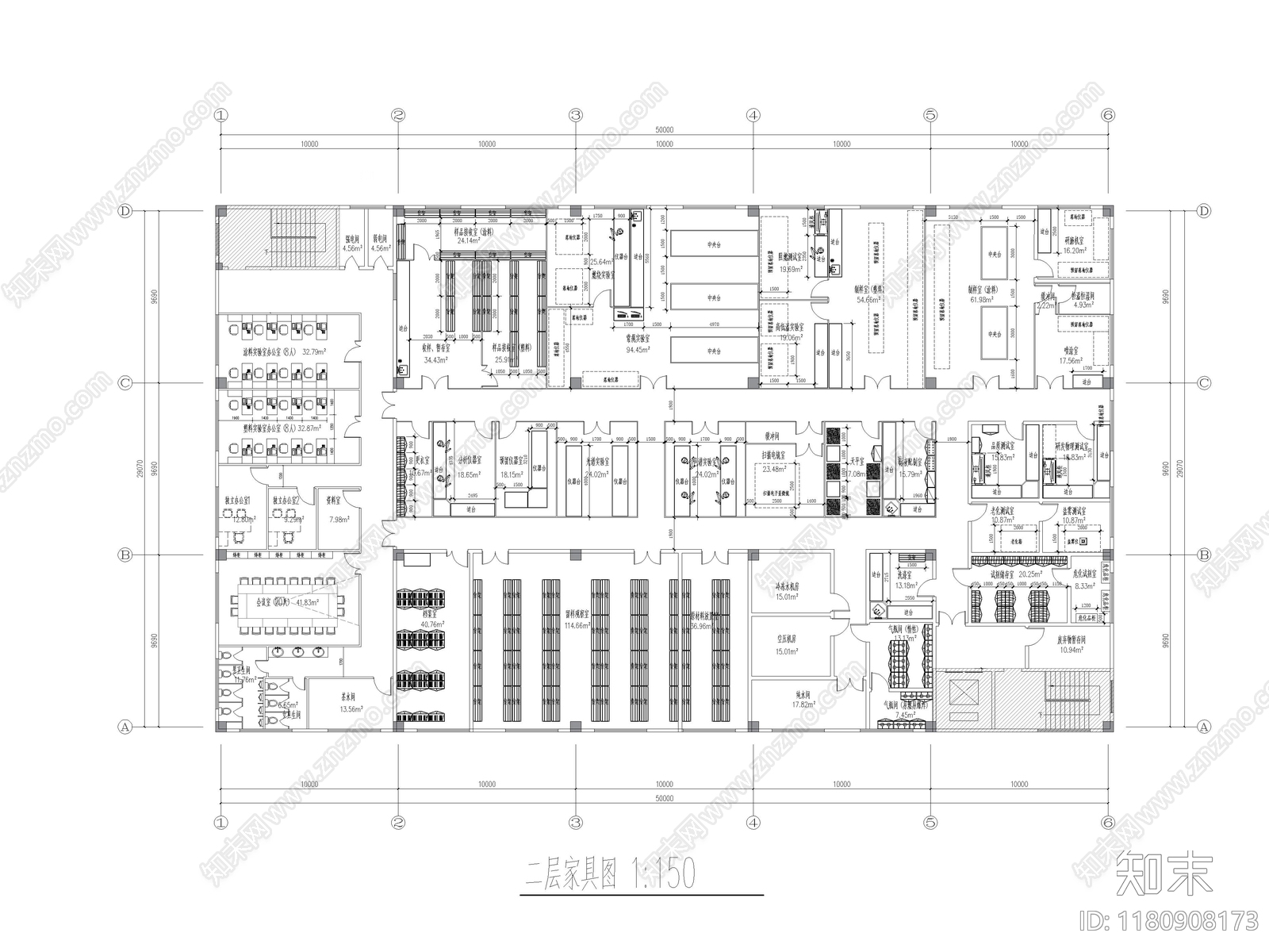 现代其他公共空间cad施工图下载【ID:1180908173】