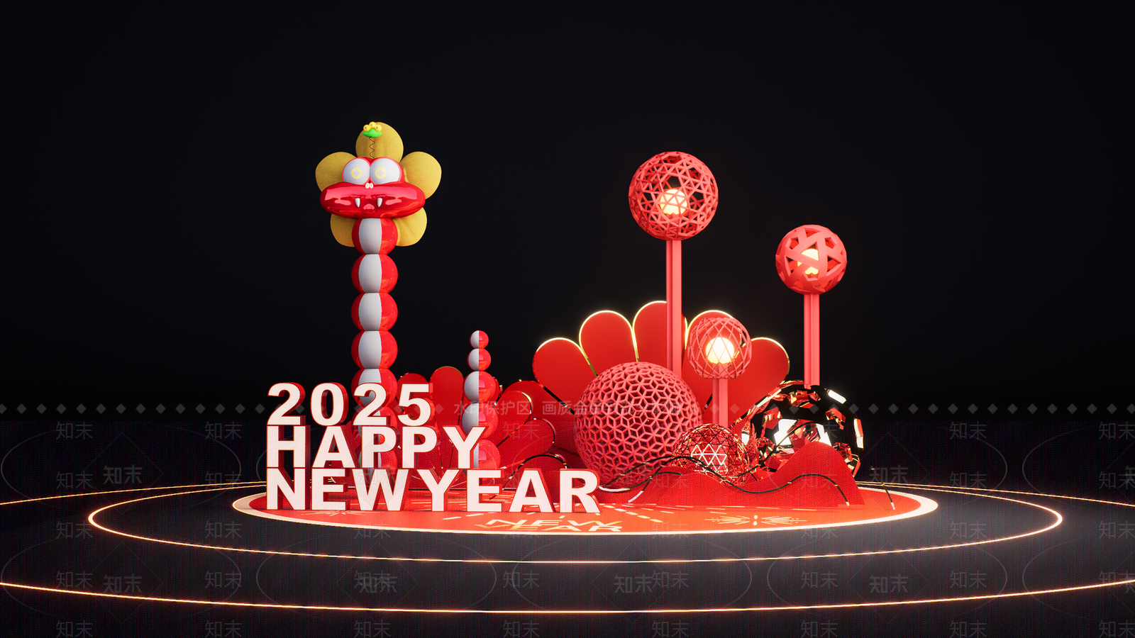 新中式中式美陈SU模型下载【ID:1180909261】