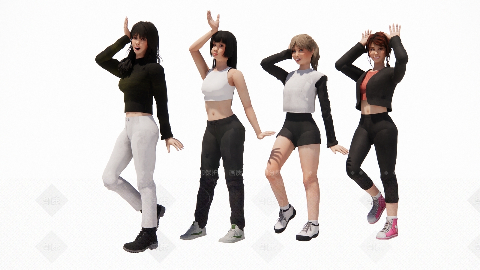 女人3D模型下载【ID:1180909174】