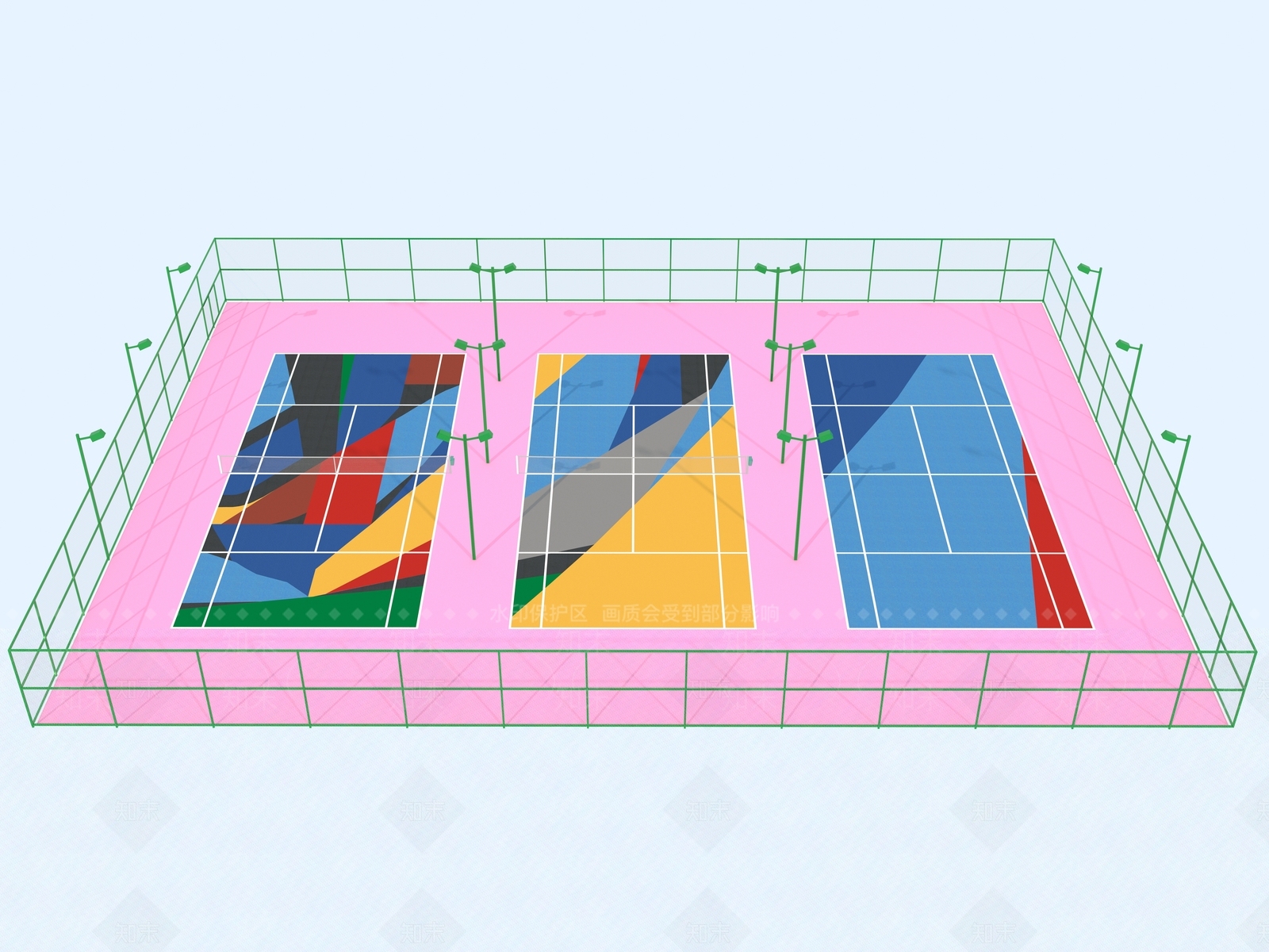 现代体育馆3D模型下载【ID:1180917875】