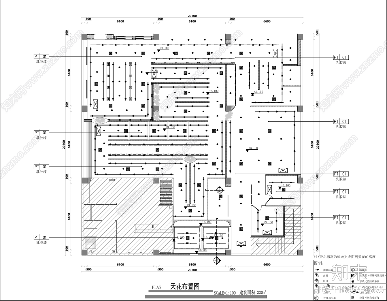 现代其他商业空间cad施工图下载【ID:1180919666】