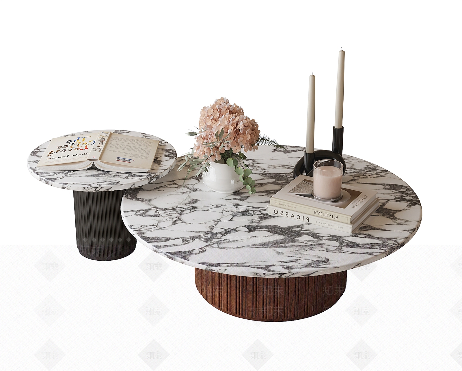 法式茶几3D模型下载【ID:1180920805】