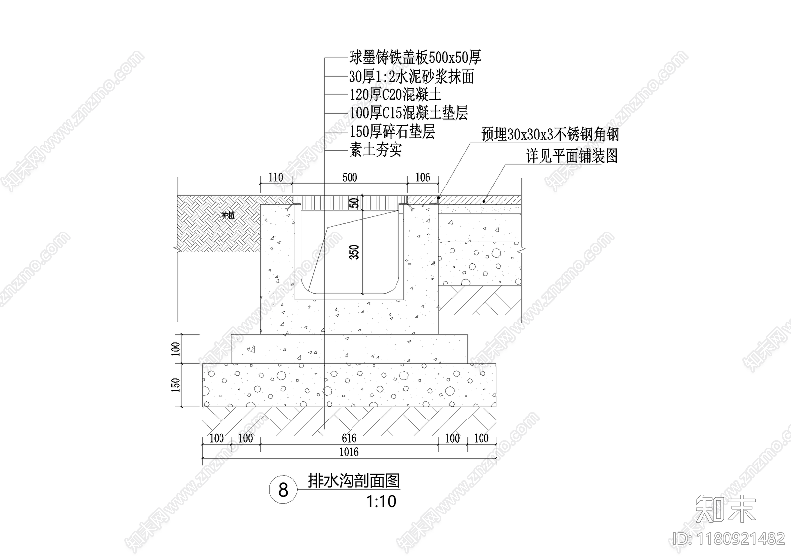 给排水节点详图cad施工图下载【ID:1180921482】