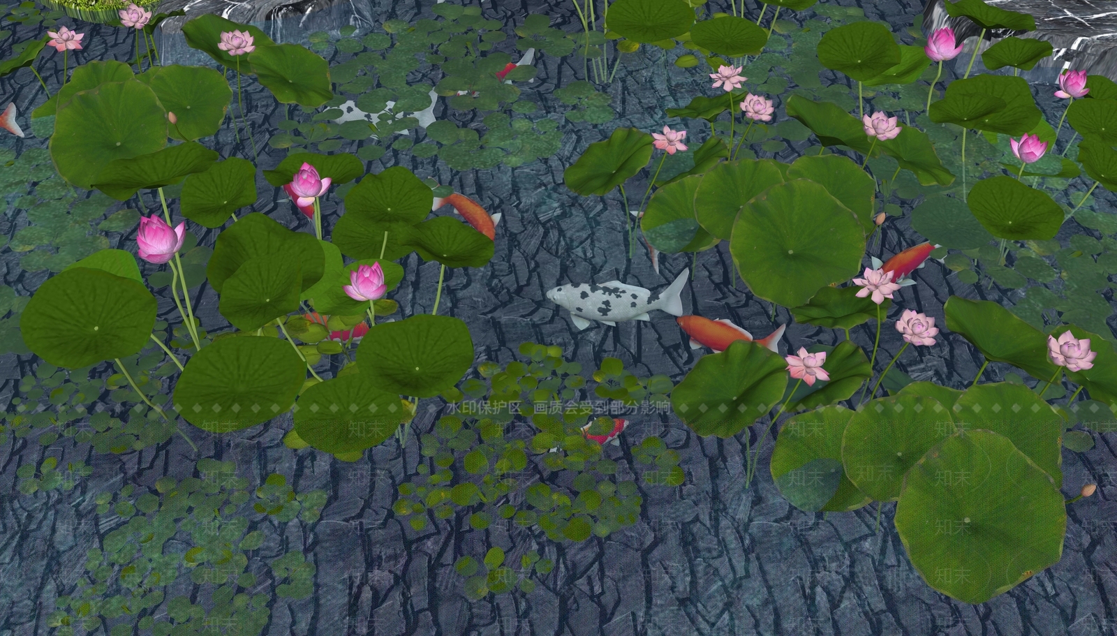 水生植物SU模型下载【ID:1180930310】