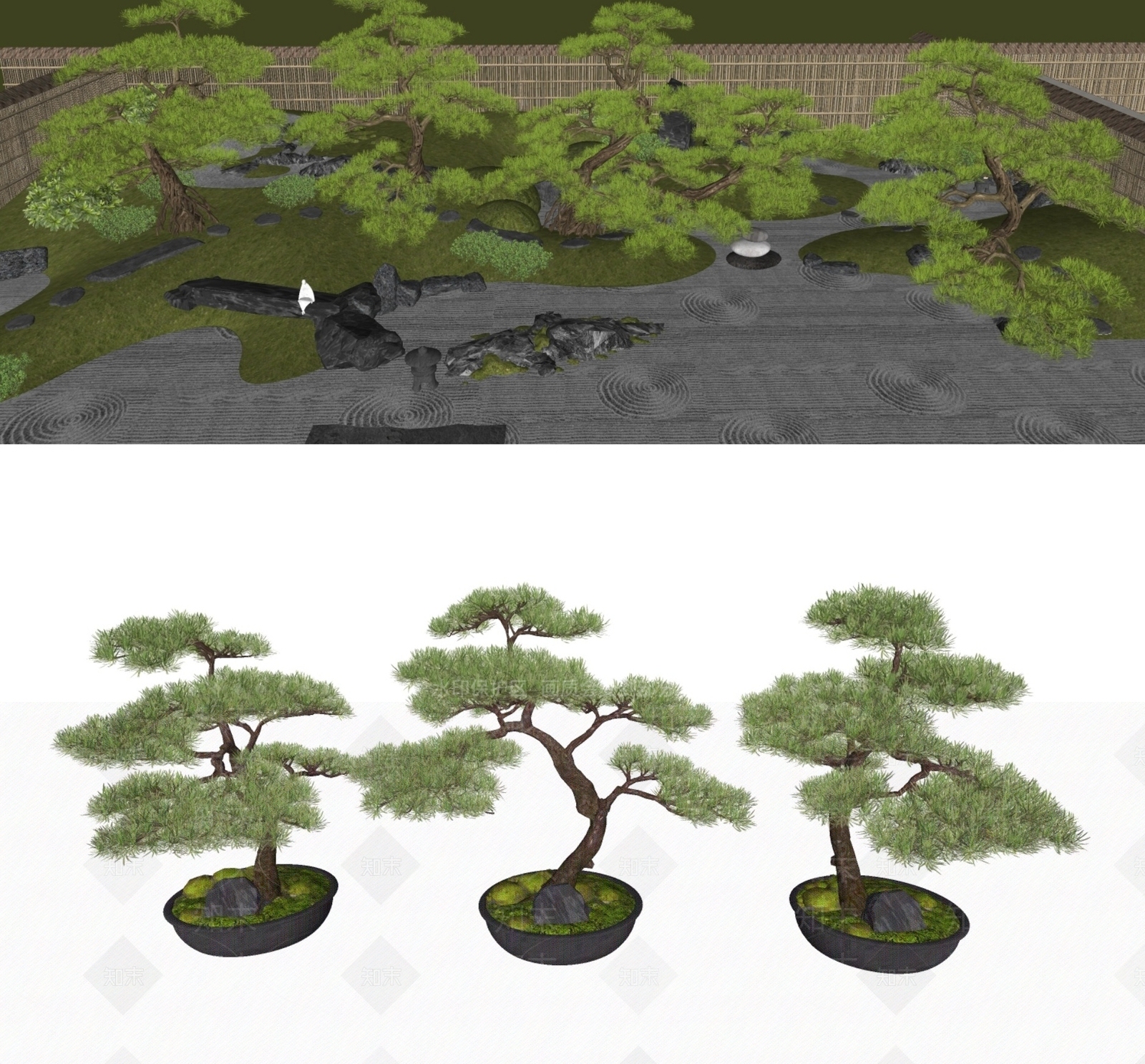 盆栽SU模型下载【ID:1180931023】