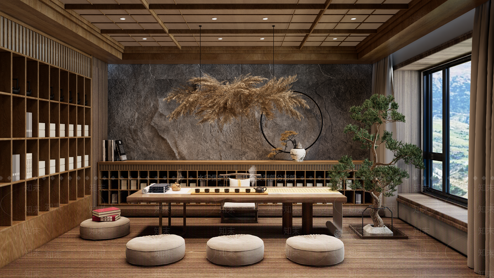 新中式其他店铺SU模型下载【ID:1180933142】