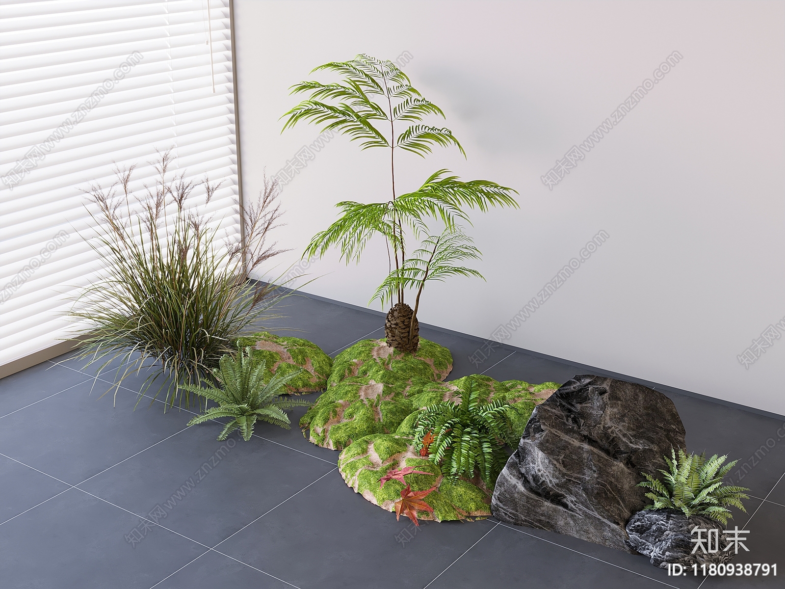 植物堆3D模型下载【ID:1180938791】