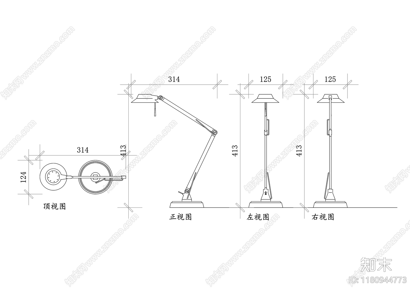 现代灯具图库cad施工图下载【ID:1180944773】