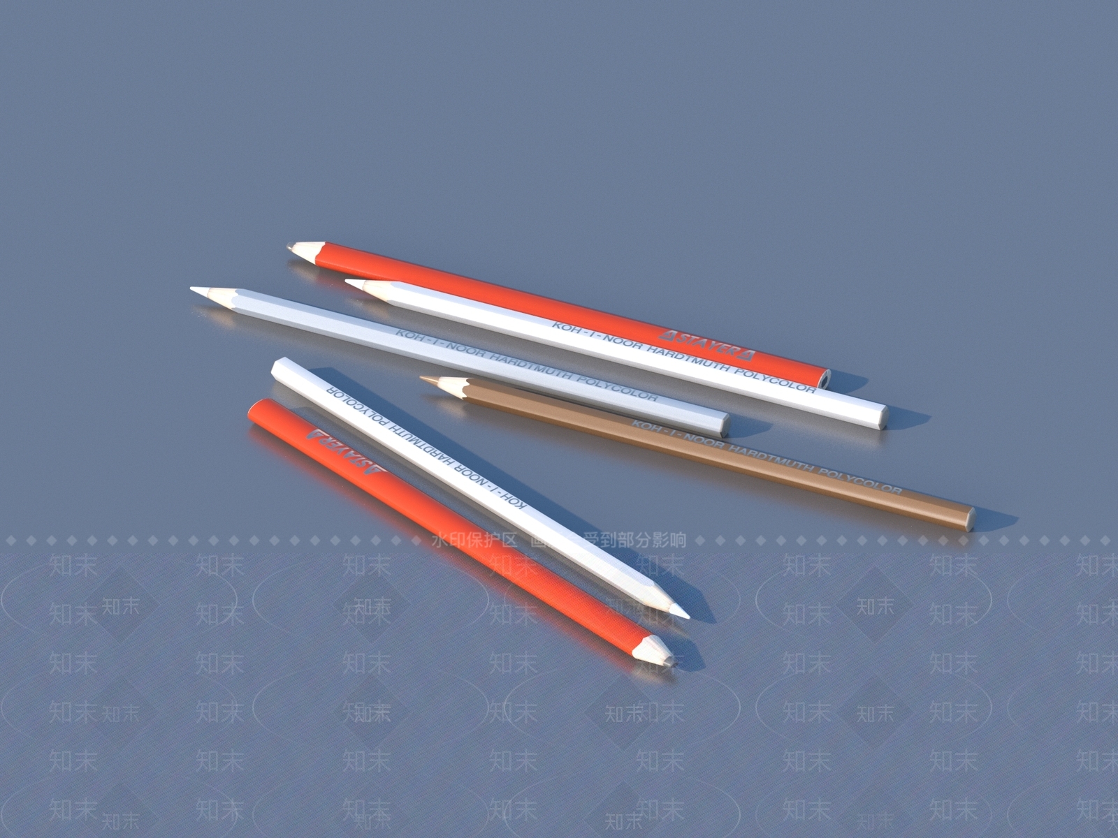 办公用品3D模型下载【ID:1180949990】