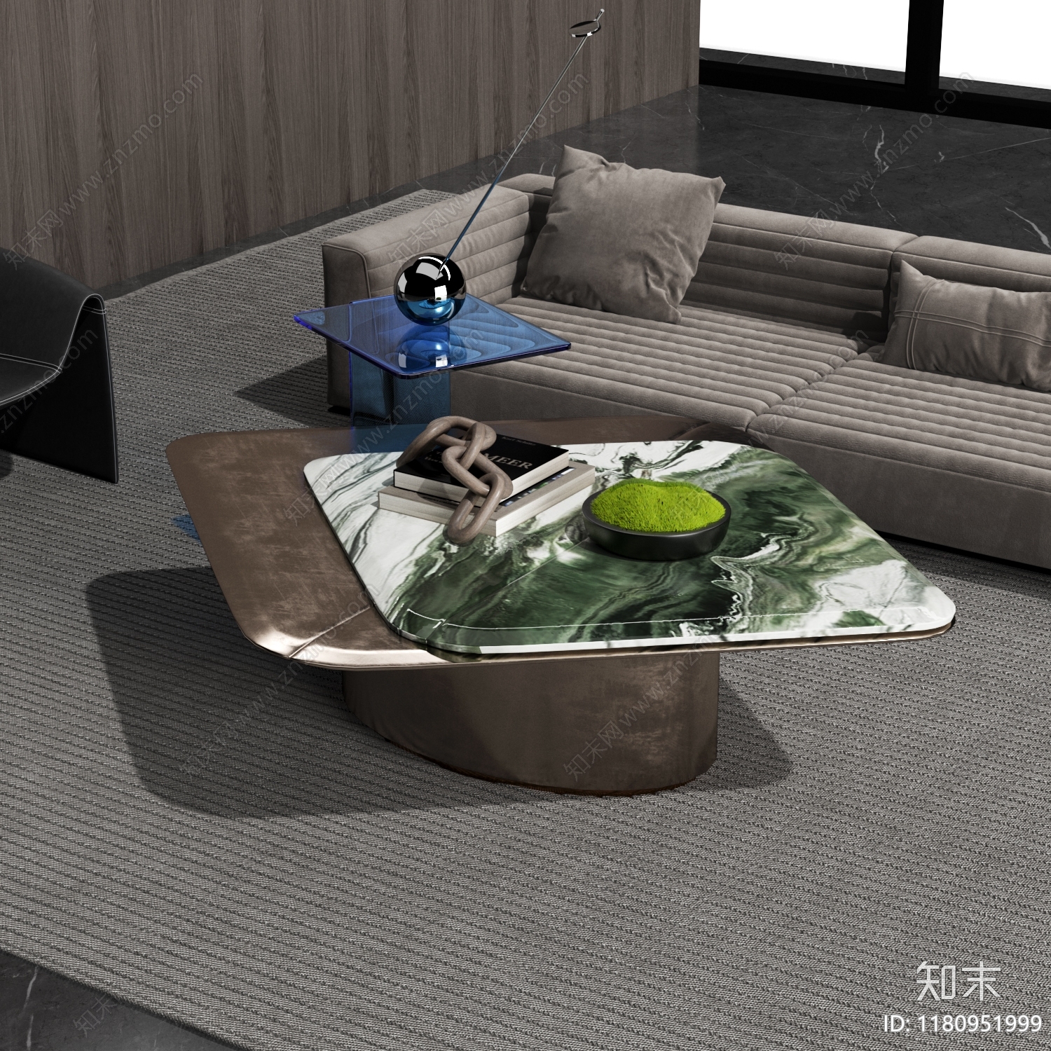 现代茶几3D模型下载【ID:1180951999】