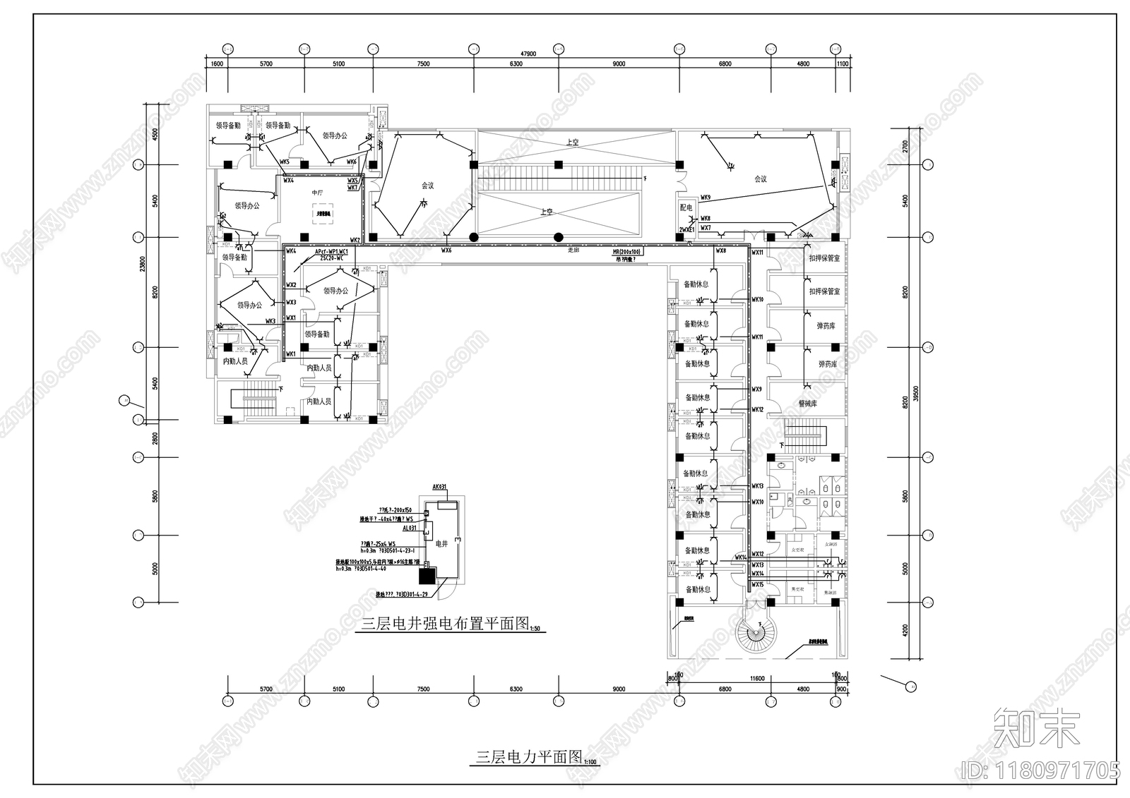 电气图cad施工图下载【ID:1180971705】