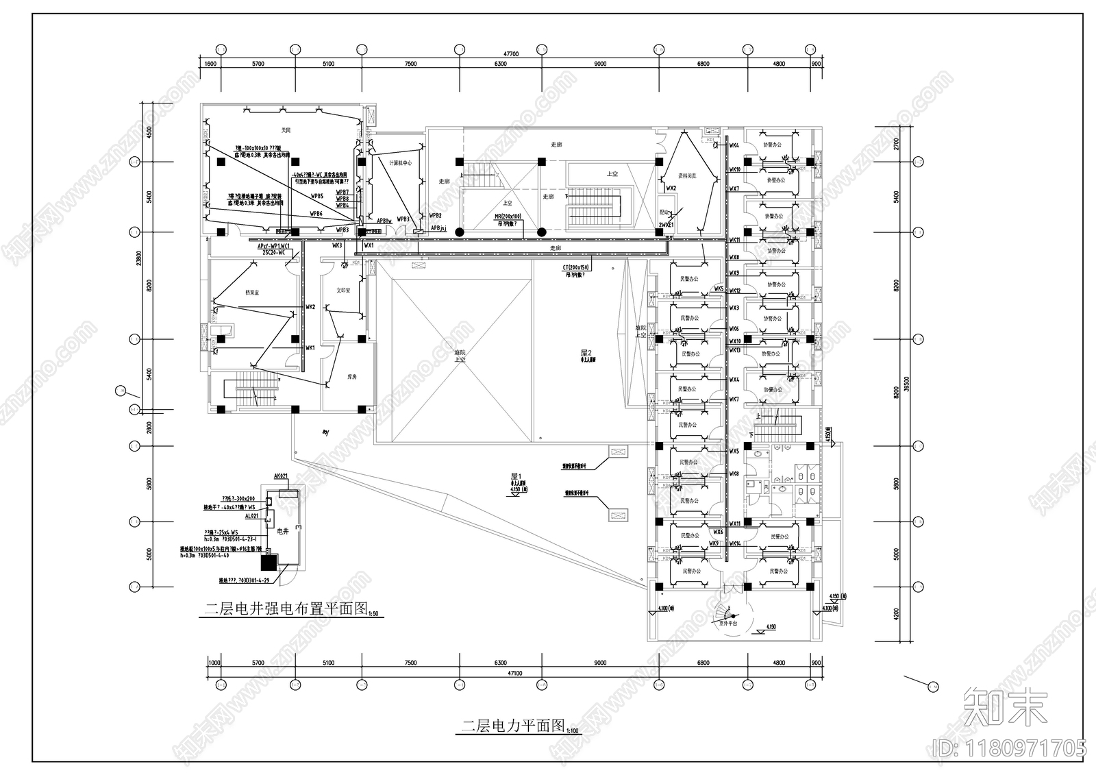 电气图cad施工图下载【ID:1180971705】