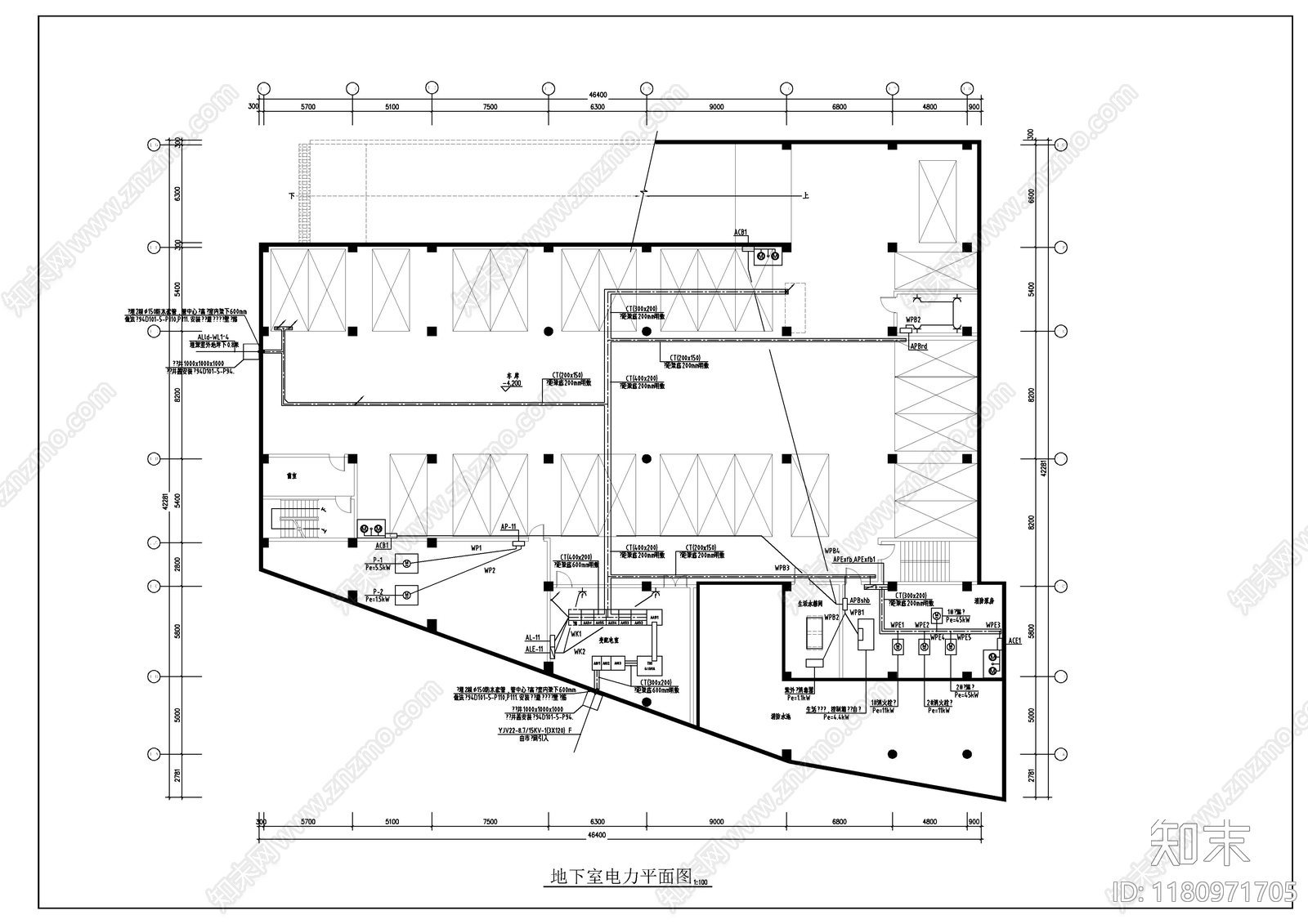 电气图cad施工图下载【ID:1180971705】