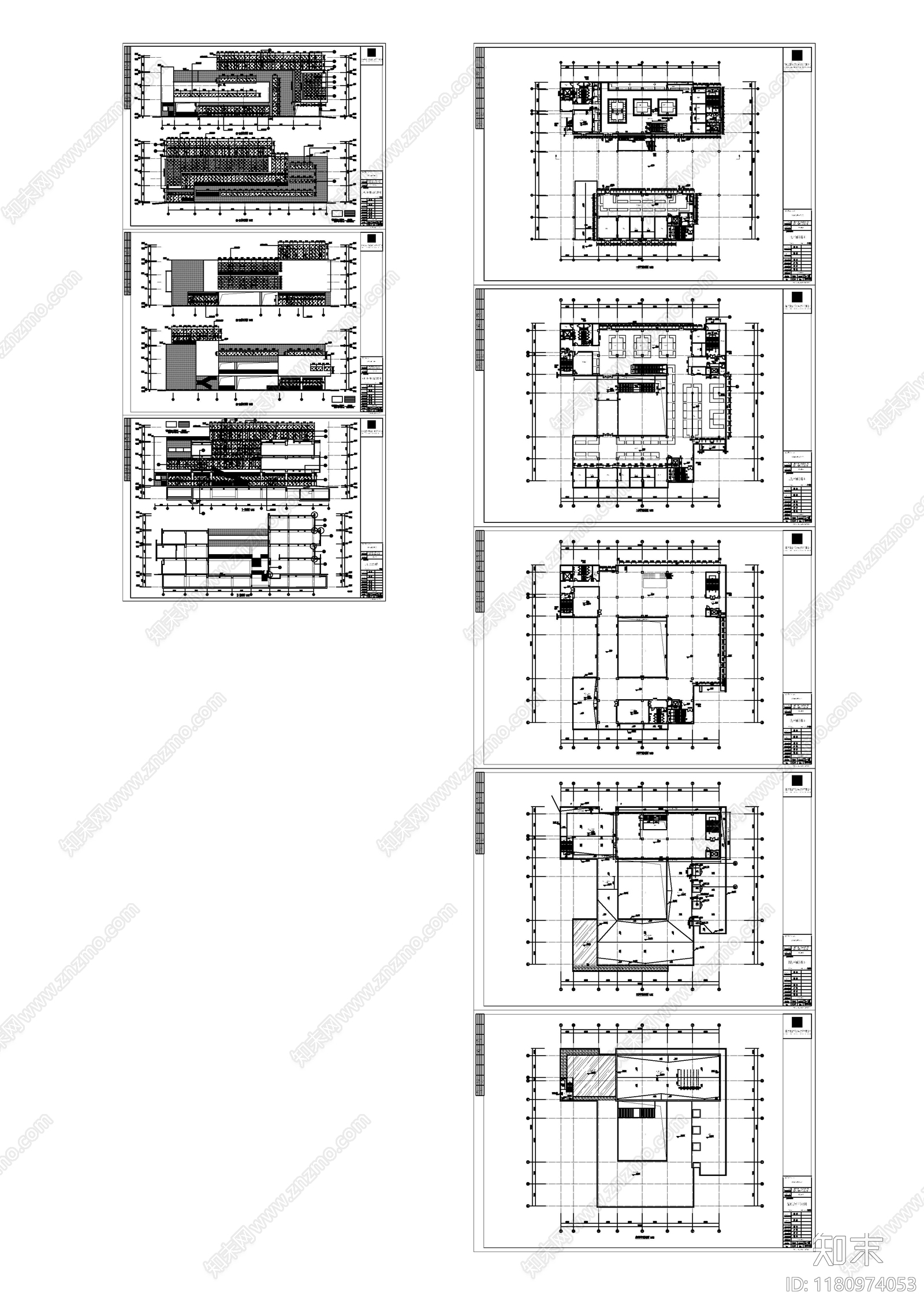 幕墙结构cad施工图下载【ID:1180974053】