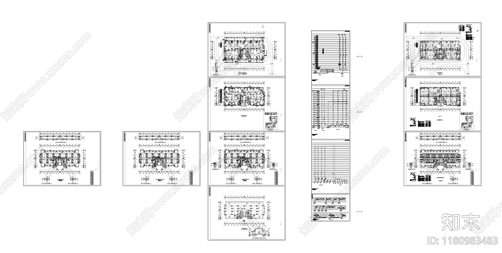 给排水图cad施工图下载【ID:1180983483】