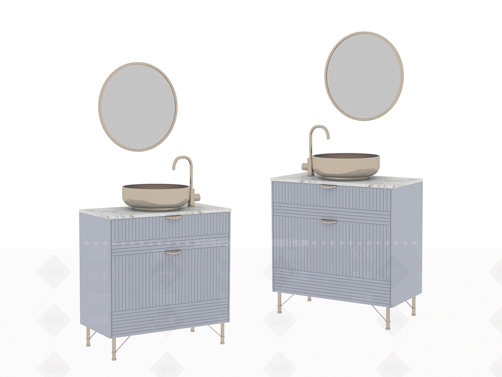 洗浴用品3D模型下载【ID:1180984809】