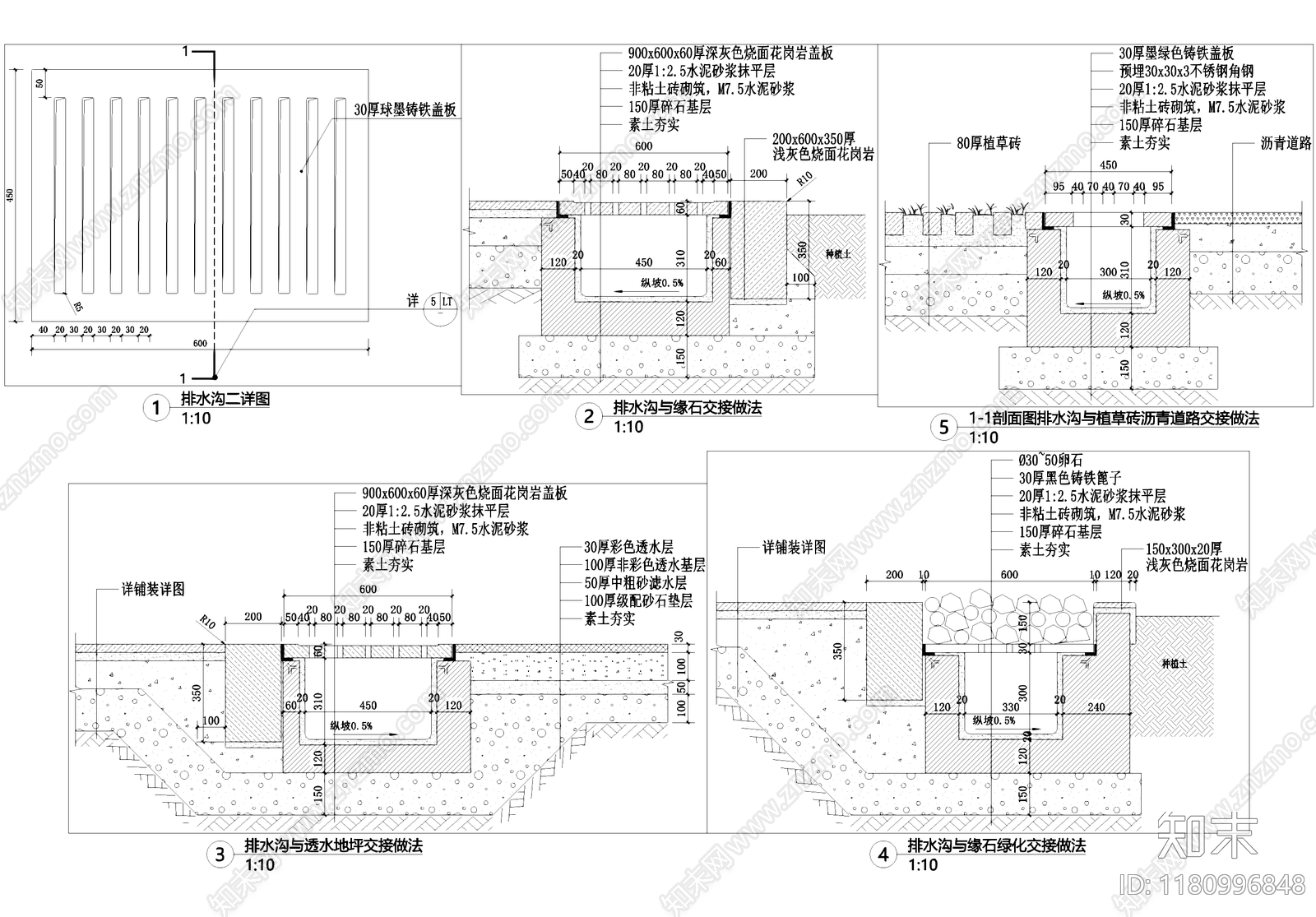 给排水节点详图cad施工图下载【ID:1180996848】