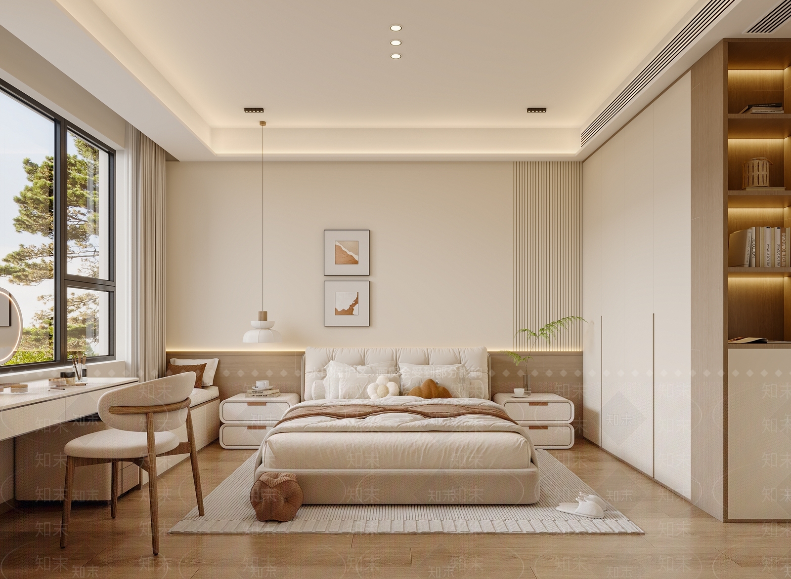 软包双人床双人床3D模型下载【ID:1227552259】