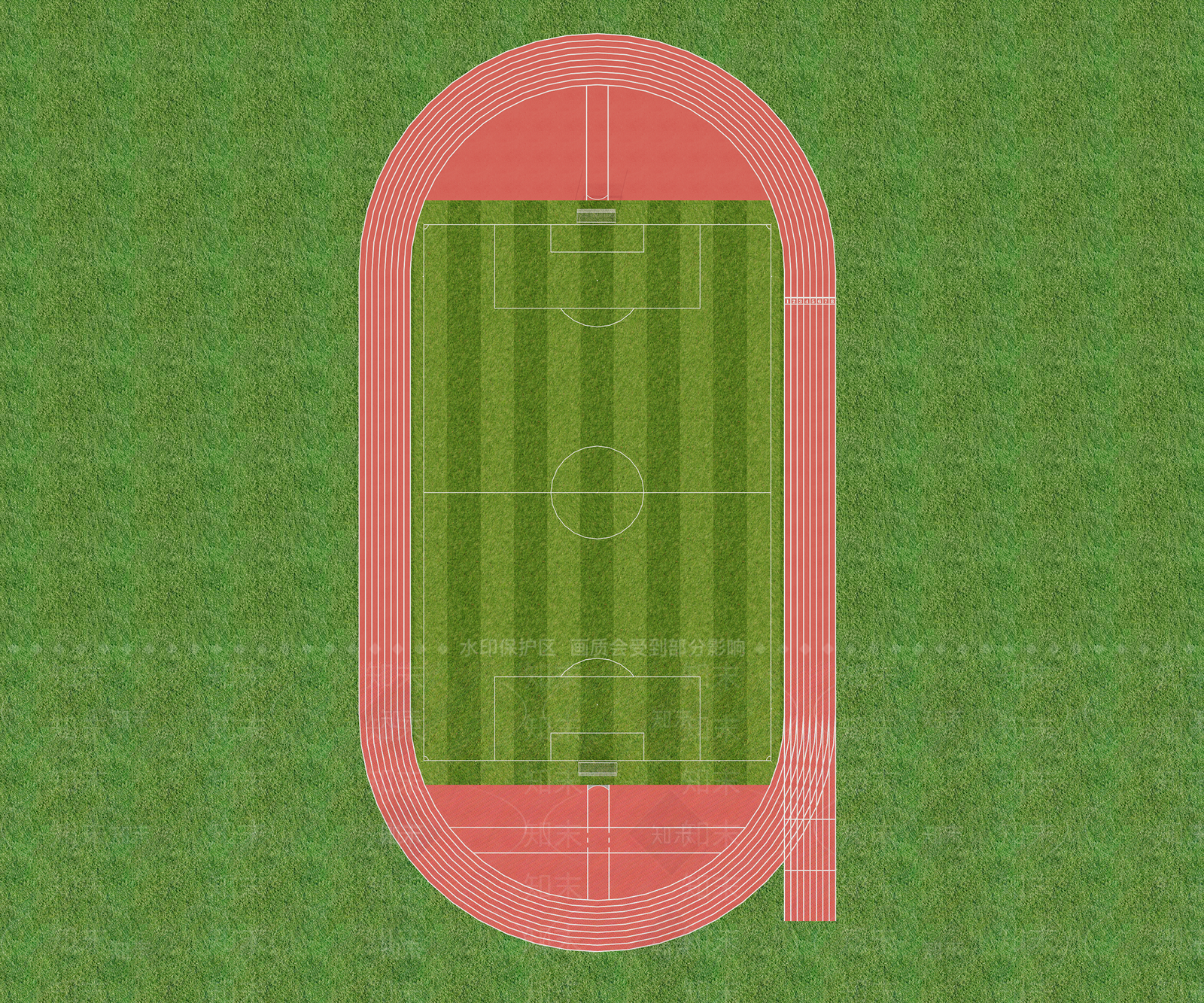现代体育公园SU模型下载【ID:1181008158】
