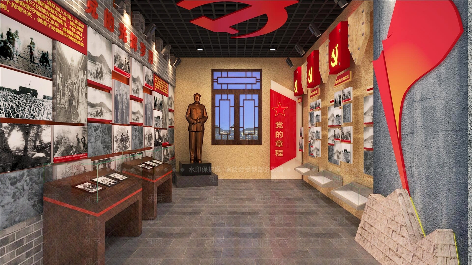 复古博物馆3D模型下载【ID:1181010772】