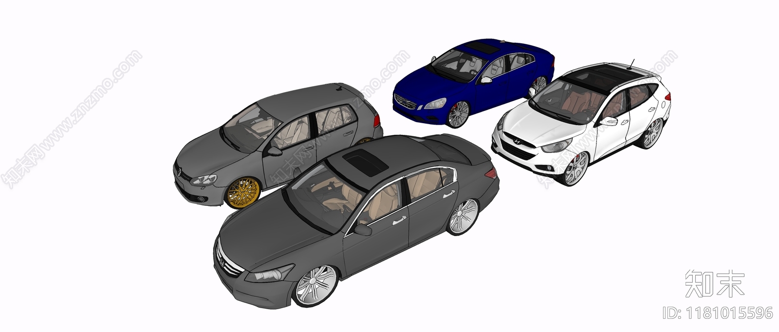 汽车SU模型下载【ID:1181015596】