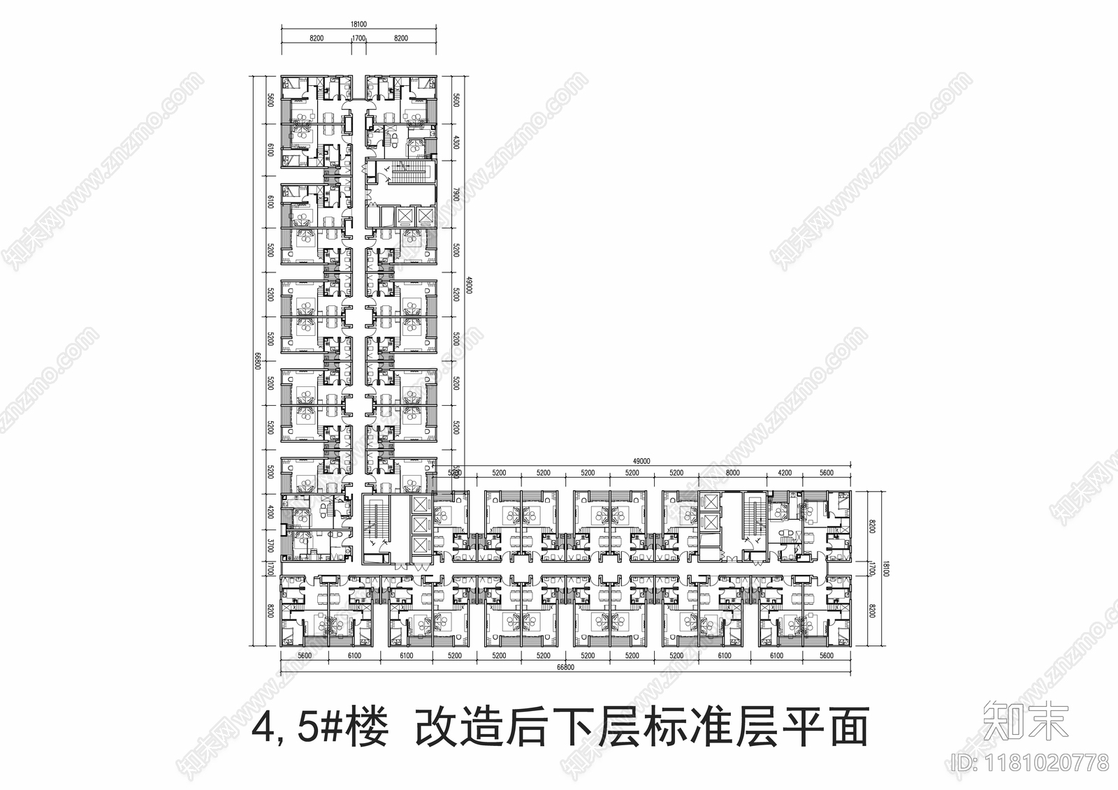 建筑平面图施工图下载【ID:1181020778】