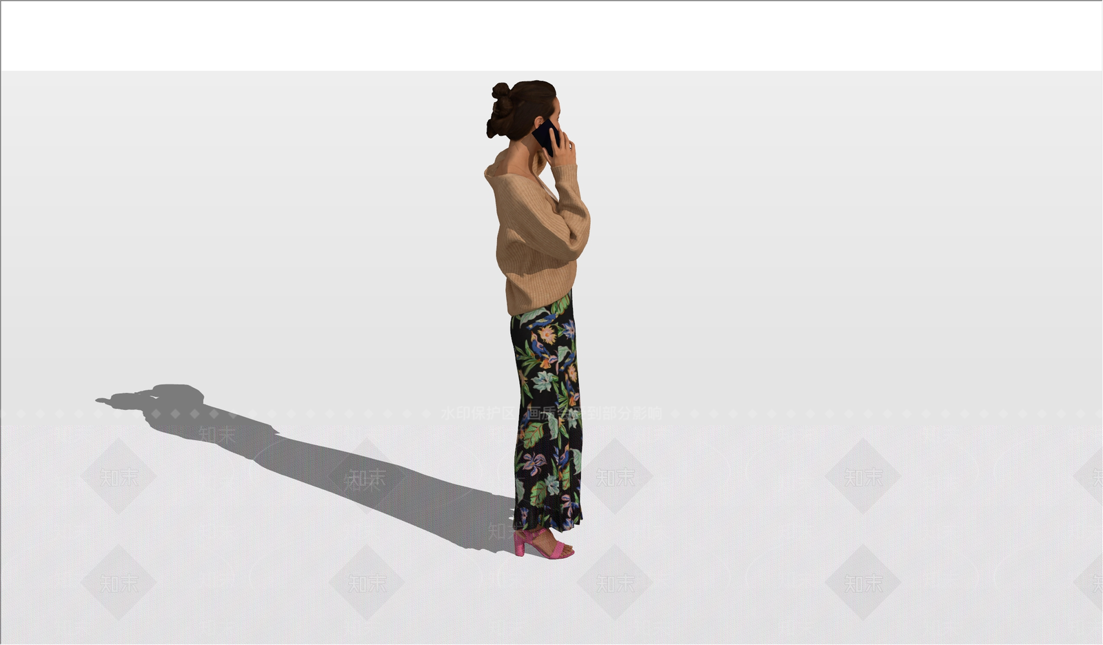女人SU模型下载【ID:1181023132】