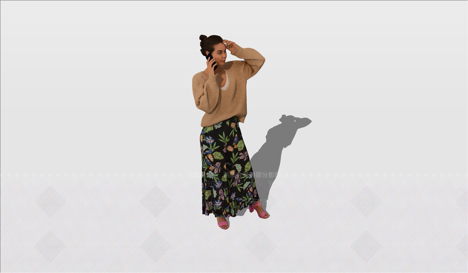 女人SU模型下载【ID:1181023132】
