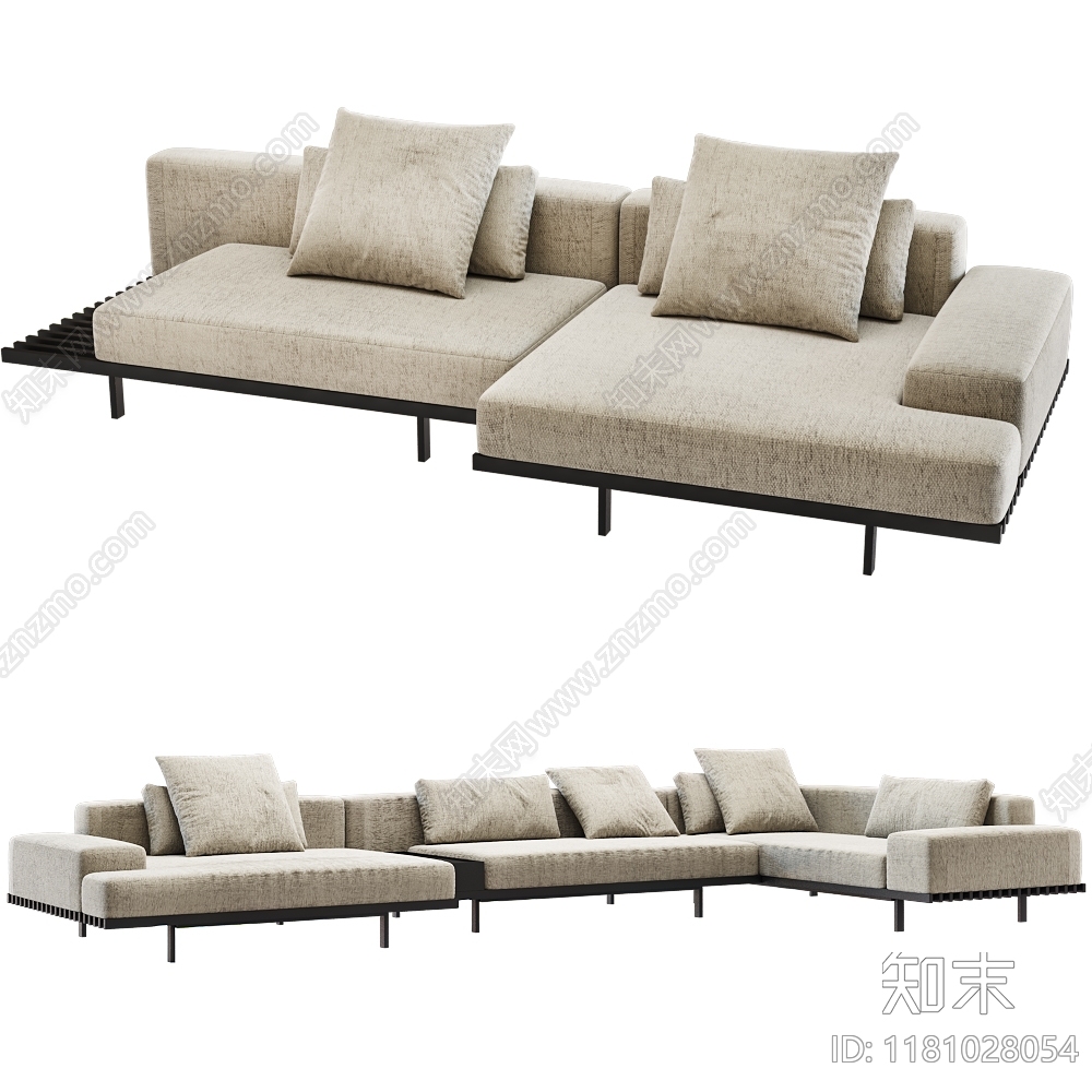 现代Sofa3D模型下载【ID:1181028054】