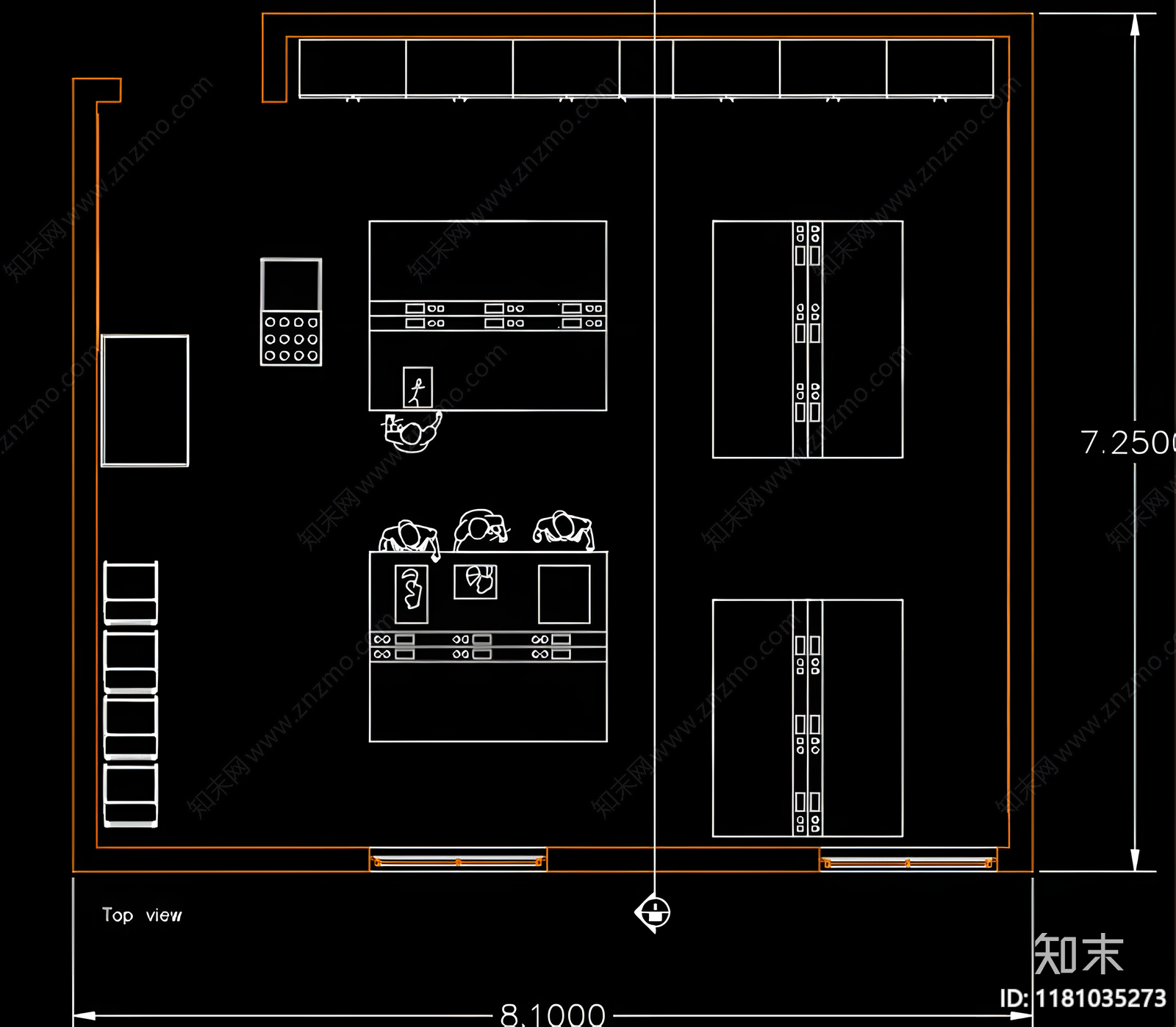 现代其他休闲娱乐空间cad施工图下载【ID:1181035273】