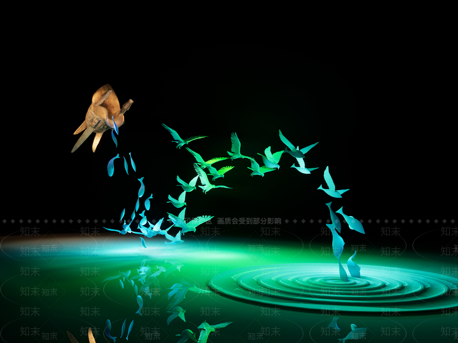 现代新中式假山水景3D模型下载【ID:1181519047】
