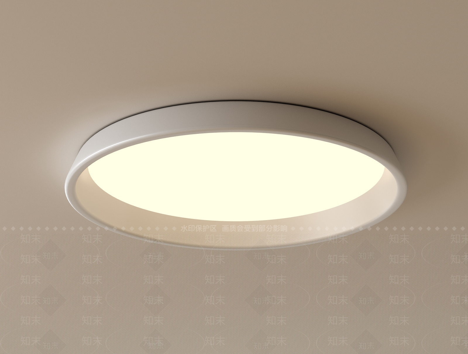 现代极简吸顶灯3D模型下载【ID:1181049671】