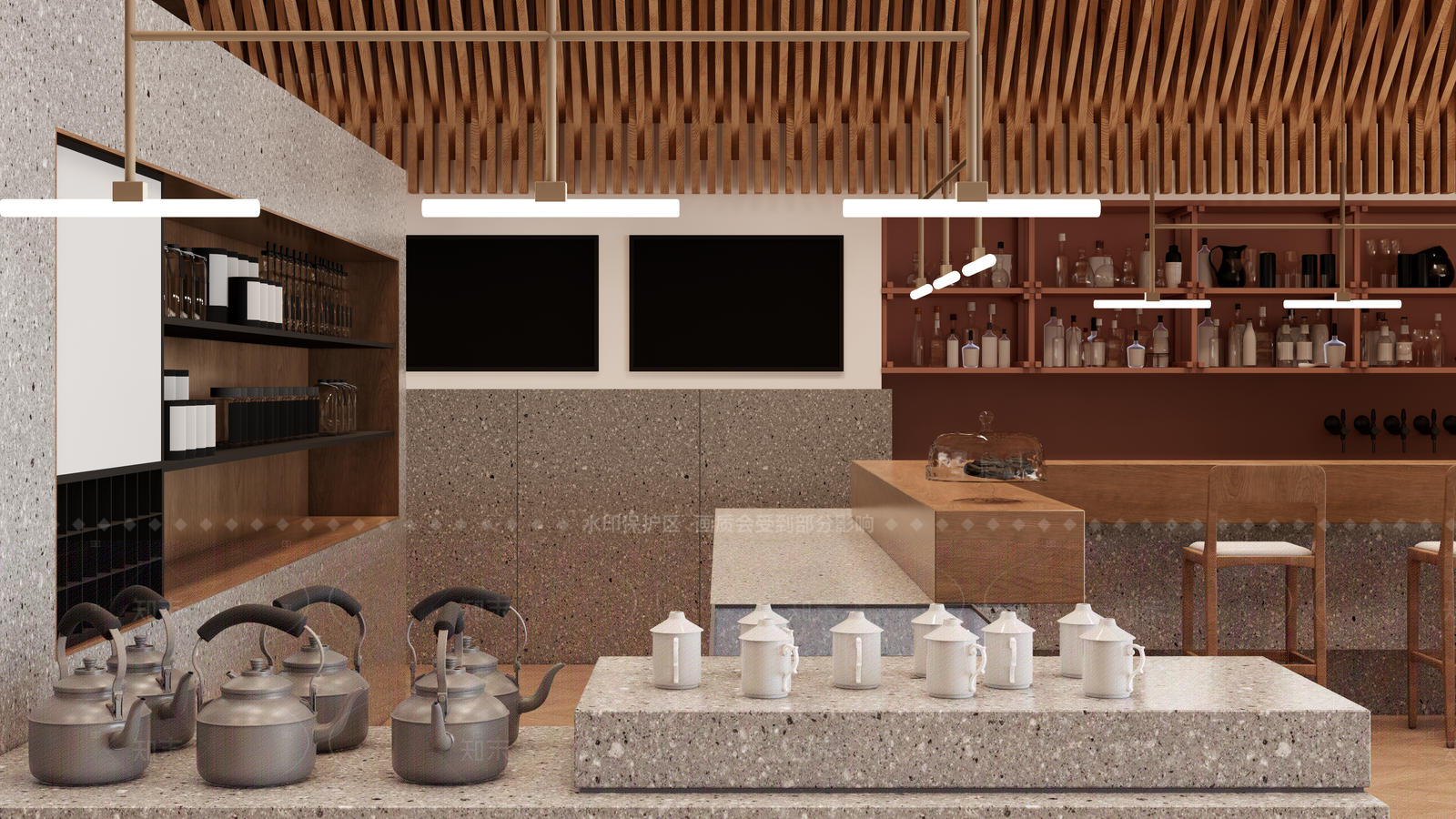 新中式其他店铺SU模型下载【ID:1181053799】