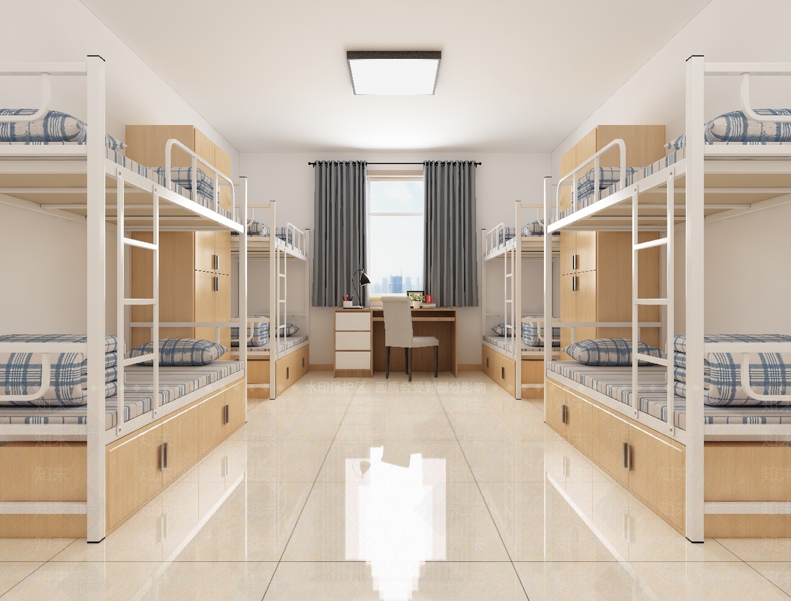现代宿舍SU模型下载【ID:1181059883】