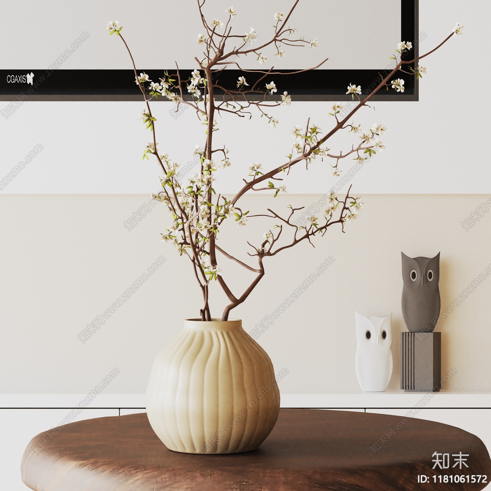 盆栽3D模型下载【ID:1181061572】