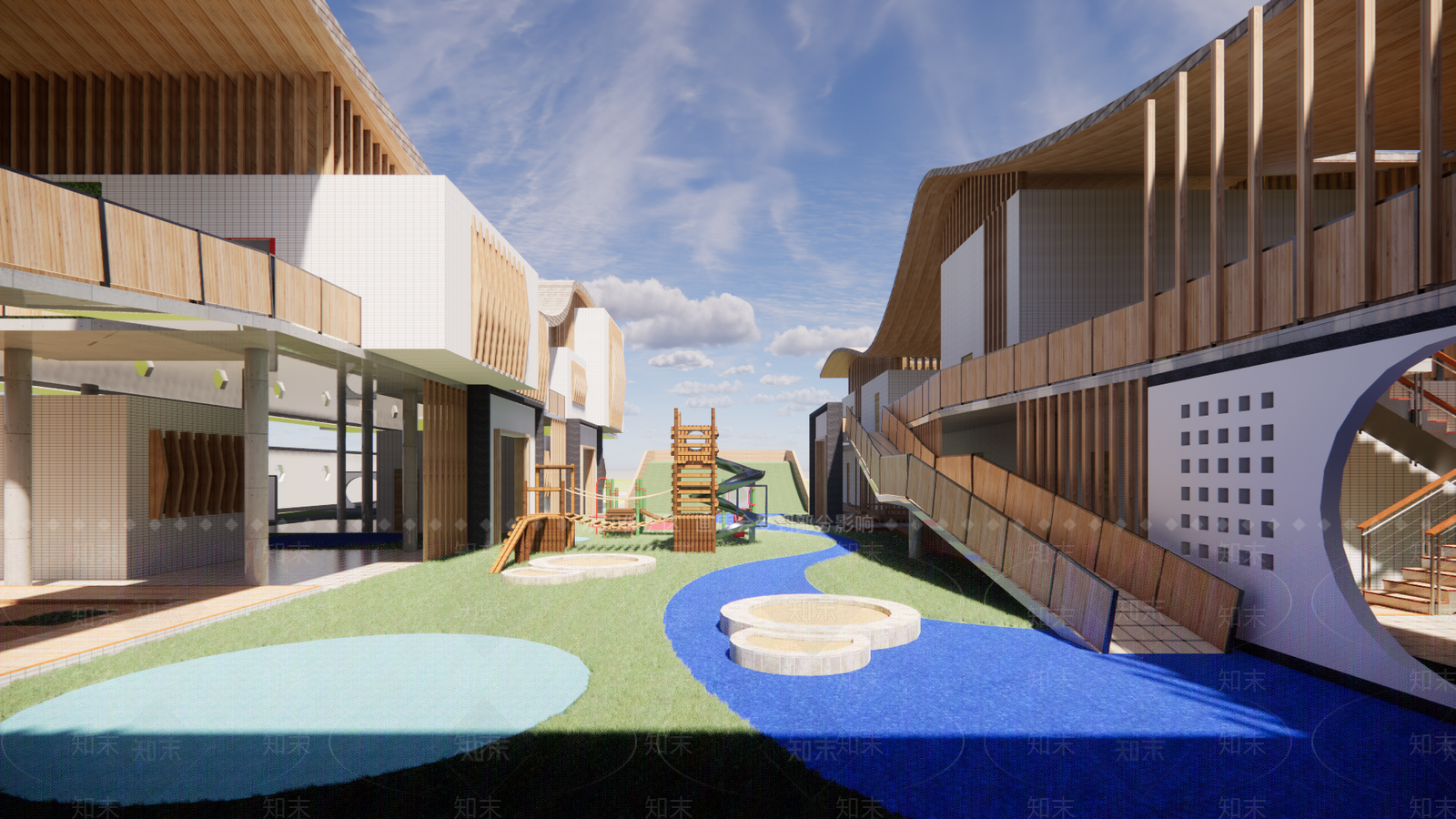 日式幼儿园SU模型下载【ID:1181069155】