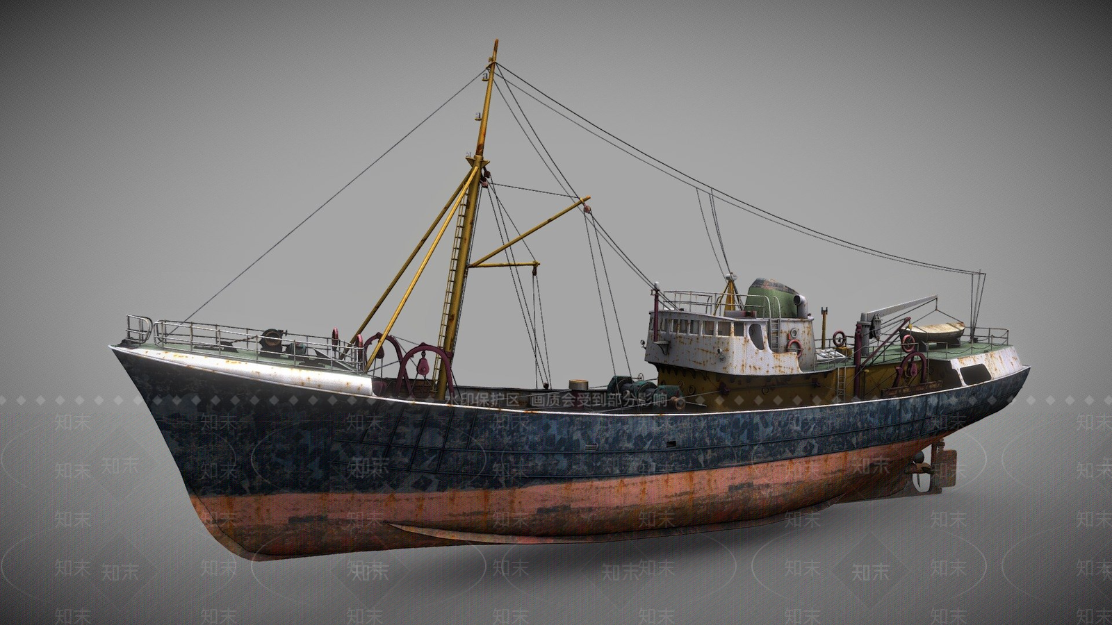 船3D模型下载【ID:1181072530】