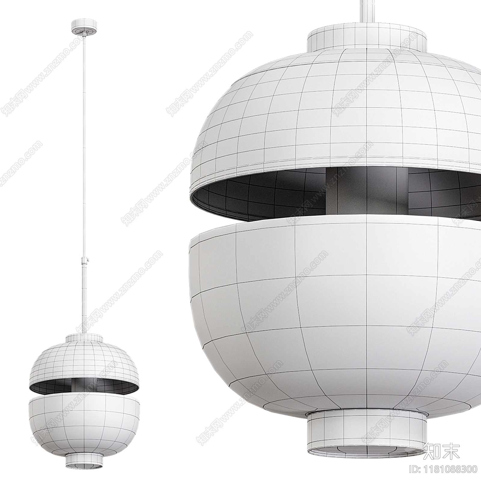 现代封闭式厨房3D模型下载【ID:1181088300】