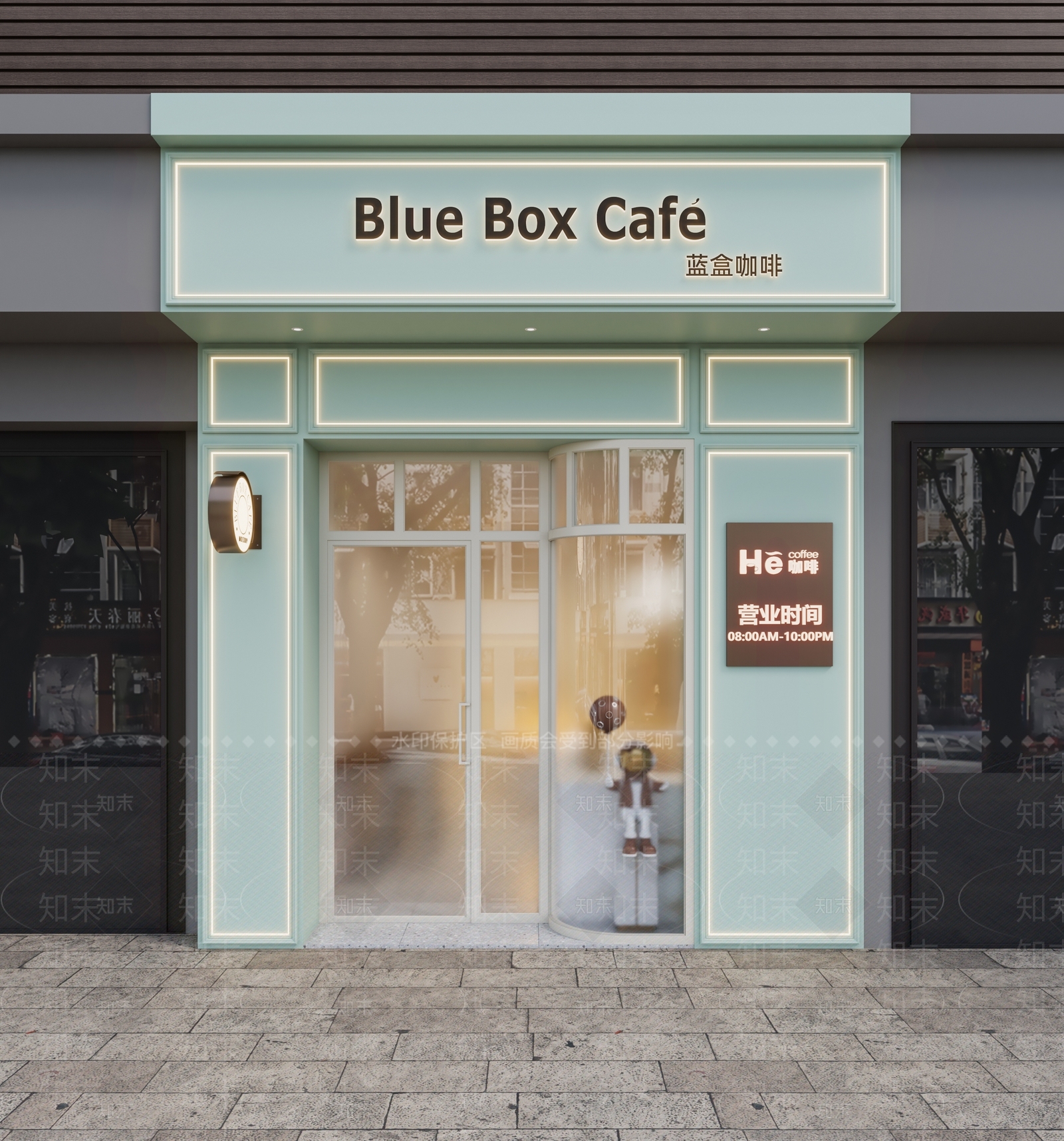 现代甜品面包店SU模型下载【ID:1181093687】