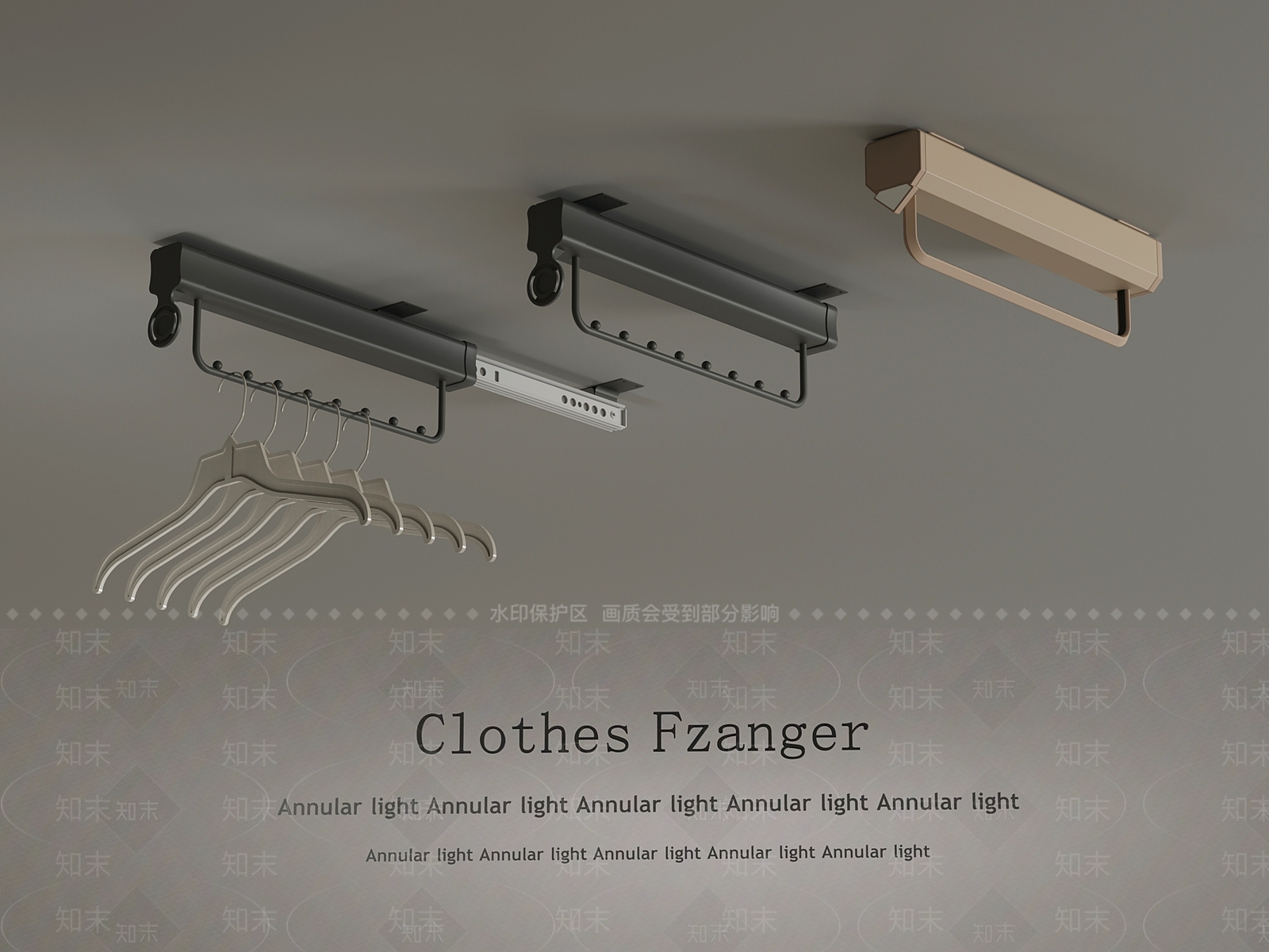 晾衣架3D模型下载【ID:1181101535】