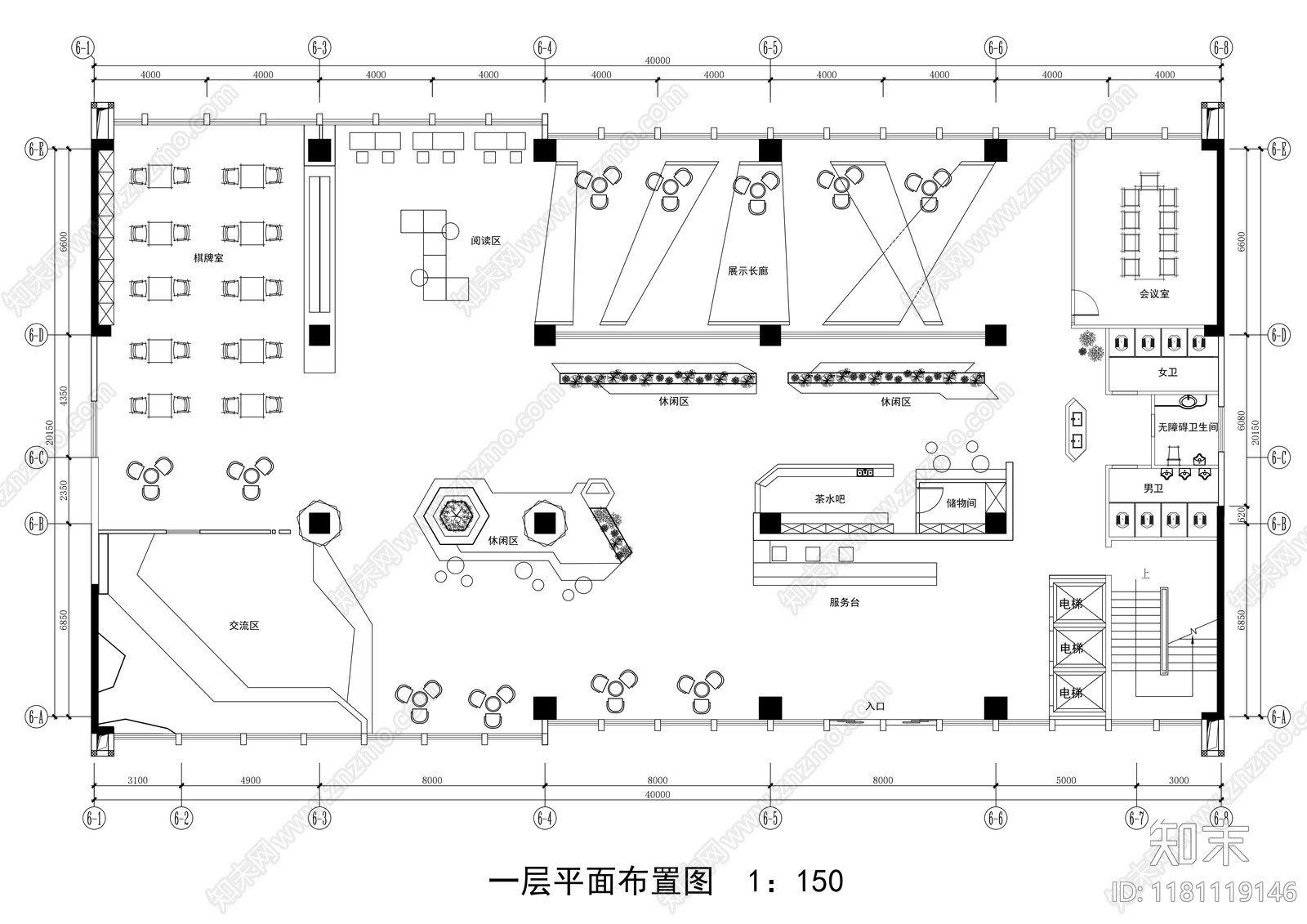 现代极简工装图库施工图下载【ID:1181119146】