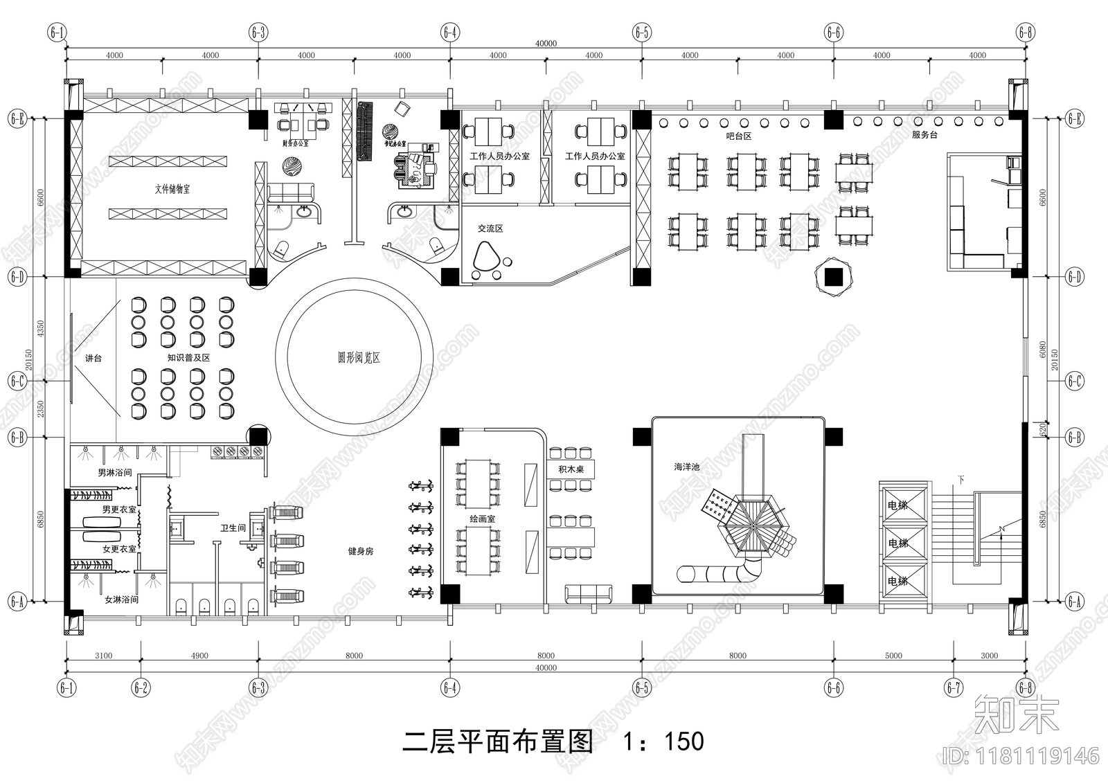 现代极简工装图库施工图下载【ID:1181119146】