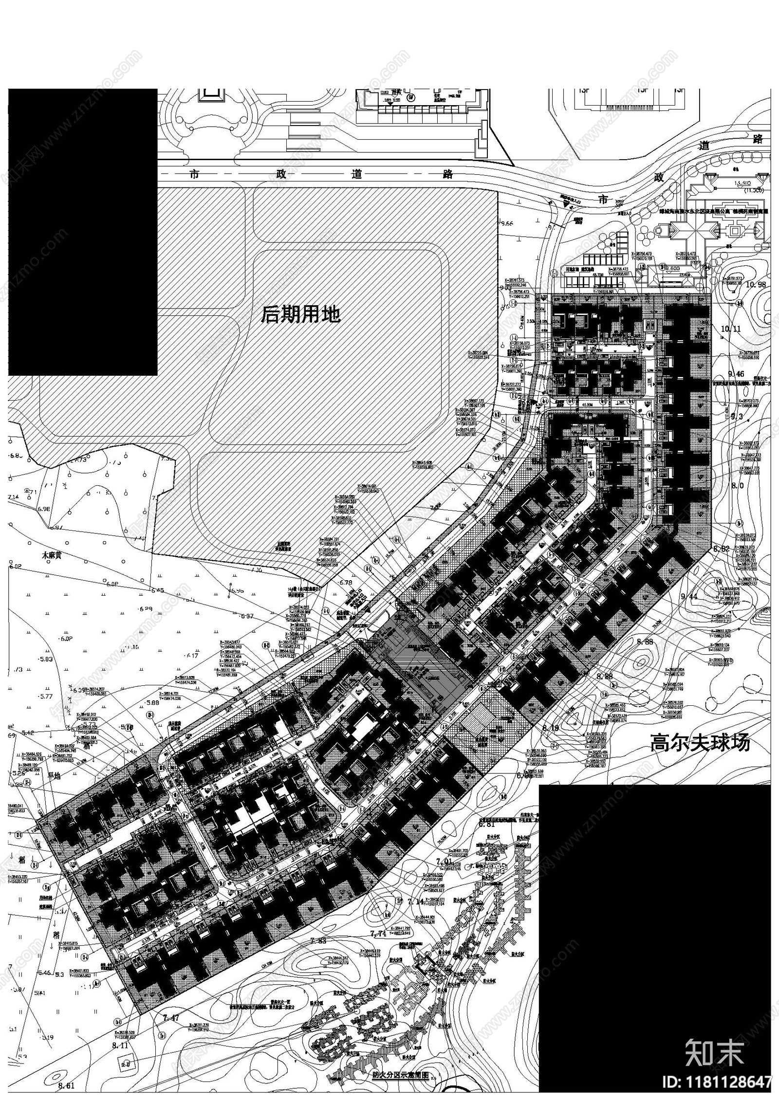 新中式住宅楼建筑施工图下载【ID:1181128647】