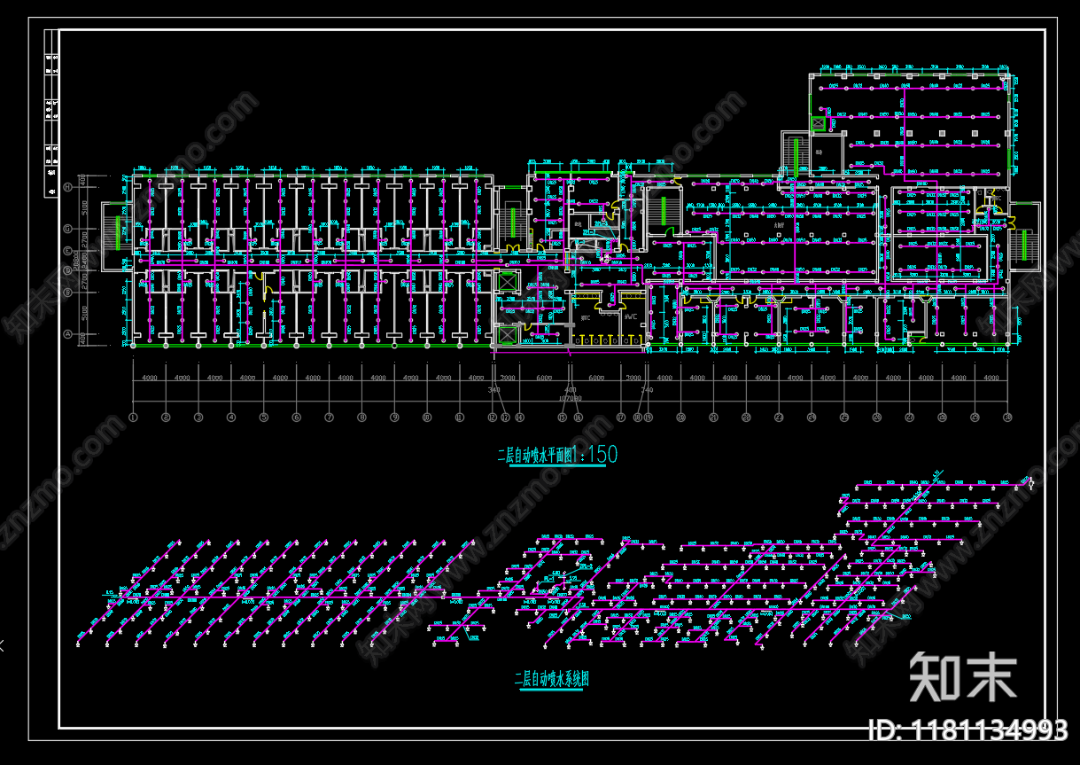 给排水图cad施工图下载【ID:1181134993】