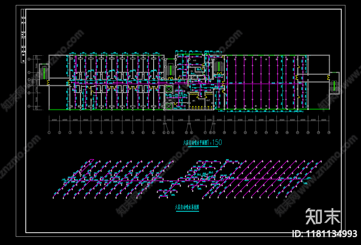 给排水图cad施工图下载【ID:1181134993】
