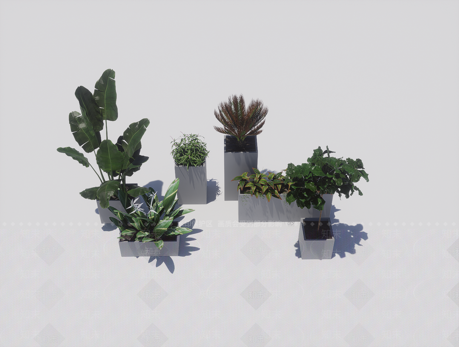 盆栽SU模型下载【ID:1181134759】