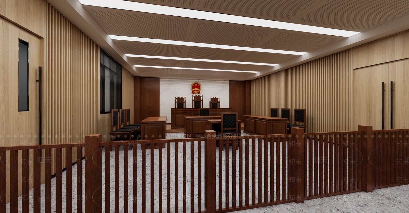 现代中式其他公共空间SU模型下载【ID:1181137076】